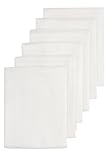 Meyco Baby Musselin Mullwindeln 6er-Pack (Stoffwindeln aus 100 % hydrophiler...