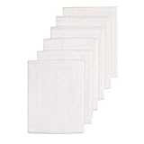 Meyco Baby Musselin Mullwindeln 6er-Pack (Stoffwindeln aus 100 % hydrophiler...