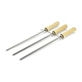 Grillrost.com Edelstahl Grillspieß | BBQ-Spieß | Churrasco | Drehspieß (50...