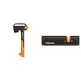Fiskars Universalaxt, Inklusive Klingen- und Transportschutz, Länge: 35,5 cm,...