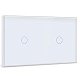 BSEED Touch Lichtschalter 1 Fach 1 Weg mit 1 Fach 1 Weg Wandschalter mit...