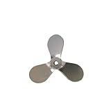 1 stück DREI Klinge Propeller Labor Edelstahl Dia4 0mm bis 120mm,...