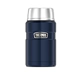 Thermos STAINLESS KING Thermobehälter für Essen blau 0,70l - Edelstahl,...