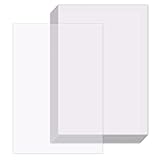 OSDUE 50 Blatt Transparentpapier, 53g DIN A4 Pauspapier weiß & Bedruckbar...