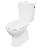 VBChome WC Toilette Stand Spülrandlos Keramik Komplett Set mit Spülkasten...