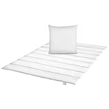 liebling Bettdecke im Set mit Kissen 135 x 200 + Kopfkissen 80 x 80 cm, dünne...
