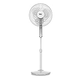 Fakir VC 43 SF – Höhenverstellbarer leiser Standventilator mit Fernbedienung,...