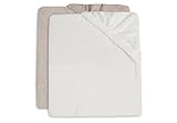 Jollein Wickelauflagenbezug - Ivory/Nougat - 2er Pack - 50x70cm -...