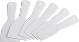 Werkzeyt Kunststoffspachtel-Satz 6-teilig - 40 mm, 50 mm & 80 mm - Elastisch &...