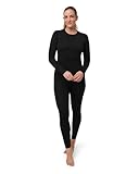 DANISH ENDURANCE Merino Thermounterwäsche Damen, Premium Skiunterwäsche Damen,...