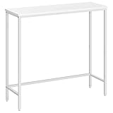HOOBRO Schmaler Konsolentisch, 75 cm Beistelltisch, Flurtisch, Kleiner...