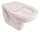 Calmwaters® Hänge WC spülrandlos in Pergamon, Wand-WC mit Abgang waagerecht,...