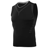 AMZSPORT Herren Kompressions-Tanktop Ärmellos Funktionsshirts Baselayer...