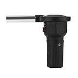 TOPINCN BBQ Gebläse Air Grill Fan Tragbare BBQ Picknick Holzkohle Outdoor...