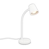 BRILONER – Nachttischlampe, Schreibtischlampe Schwenkbar, Tischlampe GU10 für...