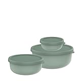 Mepal - Mikrowellengeschirr set 3-teilig Lumina - Frischhaltedosen mit Deckel...