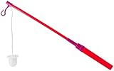 Folat 23884 Laternenstab Rot Lila 40 cm - LED Elektronischer Laternenstab...
