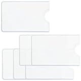 6 x Transparente kartenhülle hartplastik,kartenschutz,card case,ec karten...