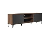 trendteam smart living - Montez - TV-Schrank - Grau/Eiche - TV-Unterschrank mit...