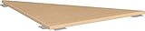 Gera Möbel S-617508-BU Verkettungsplatte Dreieck 90 Grad Lissabon, 80 x 80 x 25...