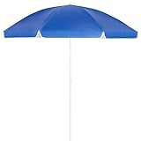 Kingsleeve Sonnenschirm 180cm UV Schutz 50+ Neigbar mit Erdspieß Tragetasche...