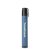 TravelHawk Wasserfilter Outdoor, 1000 Liter Trinkwasserfilter, Camping Zubehör,...
