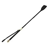 PAEFIU Pferdepeitsche Mit PU-Leder,Leder-Sprungschläger, Englische Peitsche Mit...