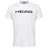 HEAD CLUB BASIC T-Shirt Herren, weiß, S