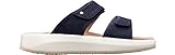 JOYA Vienna II Dark Blue - Damen Sandalen aus glitzerndem Veloursleder - 42