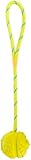 TRIXIE Ball am Seil aus Naturgummi - Schwimmt - für Tauziehen und Apportieren -...