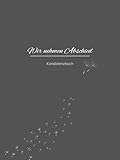 Kondolenzbuch 'Wir nehmen Abschied' hochwertiges Design DIN A4 Pusteblume,...