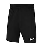 Nike Unisex-Child Dri-fit Park Shorts, Black/Black/White, XL