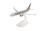 Herpa Snap-Fit Modellflugzeug American Airlines Boeing 737 Max 8 - N306RC...