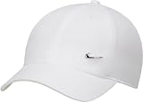 Nike Herren Df Club Baseballkappe, White/Metallic Silver, M-L EU