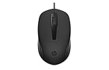 HP 150 Kabelgebundene USB-Maus – Ergonomisch, 3 Tasten, 1600 dpi, optischer...