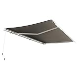 Outsunny Markise elektrisch Gelenkarmmarkise Kurbel inkl. Fernbedienung Balkon...