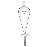 FunChem Kegelförmiger Abtrenntrichter 250 ml mit 24/29 Gelenken und...