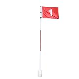 OMVOVSO Golf Fahne, Flagge Golf Flag Golffahne Mit Golfloch Golf Üben Im...
