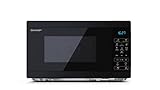 SHARP MS02E Mikrowelle (Mikrowelle: 800W, 11 Leistungsstufen, Auftaufunktion,...