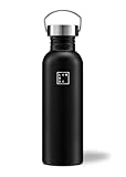LAMBDA COFFEE OASIS Edelstahl Trinkflasche ultra leicht 750ml – Wasserflasche...