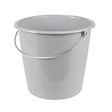 keeeper Eimer Erik mit Metallbügel, 10 l, Polypropylen, 28,5 x 28,5 x 26 cm,...