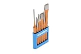 GEDORE Werkzeugsatz, Set 6-teilig, gefüllt, im PVC-Halter, Meißel, Körner,...