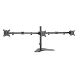 Monitorhalterung aus Aluminium für 3 Monitore (17–27'), Armlänge: je 658 mm,...