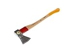 OCHSENKOPF Universal Gold-Forstaxt ROTBAND-PLUS, Hickory-Holzgriff, polierte...