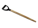 Faithfull Schaufelstiel aus Eschenholz mit Kunststoff-Griff, konusförmig, 71 cm