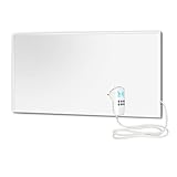 EVOKOR Infrarotheizung mit Thermostat 700W, Infrarot Heizung Wandmontage mit...