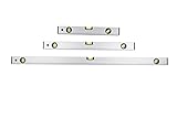 Kinzo Wasserwaagen - Wasserwaagen-Set 40/60/100 CM - 0°/ 45°/ 90° - Aluminium...