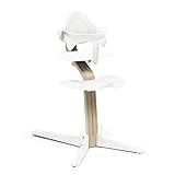 Stokke Nomi Stuhl + Babyset, White - Inspiriert zu aktivem Sitzen & Bietet...