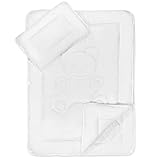 KiGATEX Kinderbetten Set 4-Jahreszeiten mit Bärchensteppung 3-teilig 40x60 +...