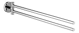 GROHE Essentials, Handtuchhalter 439 mm (2-armig, schwenkbar, geeignet zum...
